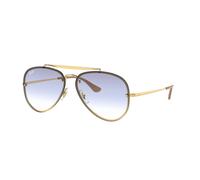 Ray - Ban Unisex Ray - Ban RB3584N BLAZE AVIATOR 001/19 Gafas de sol Metal Oro Azul Piloto Normal Sombreado