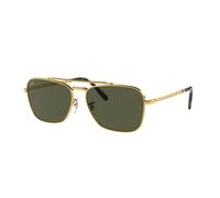 Ray - Ban Unisex Ray - Ban RB3636 NEW CARAVAN 919631 Gafas de sol Metal Oro Verde Cuadrada Normal