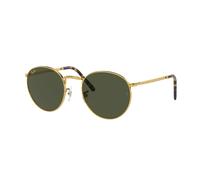 Ray - Ban Unisex Ray - Ban RB3637 NEW ROUND 919631 Gafas de sol Metal Oro Verde Pantos Normal