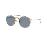 Ray - Ban Unisex Ray - Ban RB3647N 001/02 Gafas de sol Metal Oro Azul Redonda Polarizado