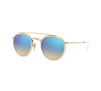 Ray - Ban Unisex Ray - Ban RB3647N 001/4O Gafas de sol Metal Oro Azul Redonda Normal