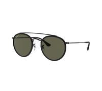 Ray - Ban Unisex Ray - Ban RB3647N 002/58 Gafas de sol Metal Negro G15 Redonda Polarizado