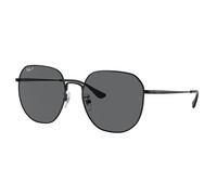 Ray - Ban Unisex Ray - Ban RB3680D 002/81 Gafas de sol Metal Negro Gris Geométrico Polarizado