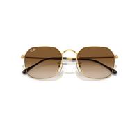 Ray - Ban Unisex Ray - Ban RB3694 JIM 001/51 Gafas de sol Metal Oro Marrón Geométrico Normal Sombreado