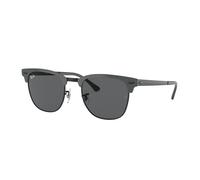 Ray - Ban Unisex RB3716 CLUBMASTER METAL 9256B1 Gafas de sol Metal Gris Gris Cuadrada Normal