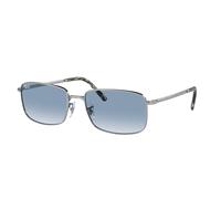 Ray - Ban Unisex Ray - Ban RB3717 003/3F Gafas de sol Metal Plata Azul Cuadrada Normal Sombreado