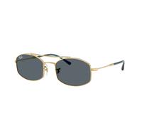 Ray - Ban Unisex Ray - Ban RB3719 9278R5 Gafas de sol Metal Oro Azul Redonda Normal