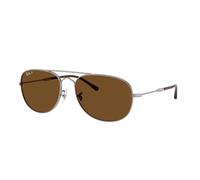 Ray - Ban Unisex Ray - Ban RB3735 BAIN BRIDGE 004/57 Gafas de sol Metal Gris Piloto Polarizado