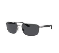 Ray - Ban Unisex Ray - Ban RB3737 004/87 Gafas de sol Metal Gris Gris Cuadrada Normal