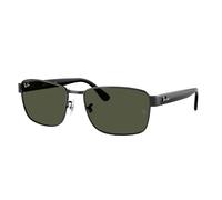 Ray - Ban Unisex Ray - Ban RB3750 002/31 Gafas de sol Metal Negro Verde G15 Cuadrada Normal