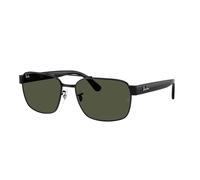 Ray - Ban Unisex Ray - Ban RB3751 002/31 Gafas de sol Metal Negro Verde G15 Cuadrada Normal
