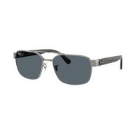 Ray - Ban Unisex Ray - Ban RB3751 004/R5 Gafas de sol Metal Gris Azul Cuadrada Normal