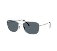 Ray - Ban Unisex Ray - Ban RB3755 003/R5 Gafas de sol Metal Plata Azul Cuadrada Normal