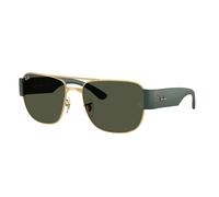 Ray - Ban Unisex Ray - Ban RB3756 001/31 Gafas de sol Metal Oro Verde Cuadrada Normal