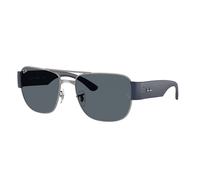 Ray - Ban Unisex Ray - Ban RB3756 004/R5 Gafas de sol Metal Gris Azul Cuadrada Normal