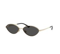 Ray-Ban Gafas de sol Kai para mujer, Oro pálido/gris oscuro, One Size
