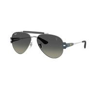 Ray - Ban Unisex Ray - Ban RB3762M F12311 Gafas de sol Metal Plata Gris Pantos Normal Sombreado