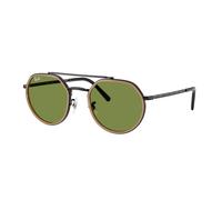 Ray - Ban Unisex Ray - Ban RB3765 92794E Gafas de sol Metal Negro Verde Geométrico Normal