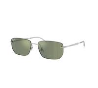 Ray - Ban Unisex Ray - Ban RB3768 003/6R Gafas de sol Metal Plata Gris Geométrico Reflejado
