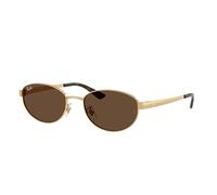Ray - Ban Unisex Ray - Ban RB3774D 001/73 Gafas de sol Metal Oro Marrón Redonda Normal