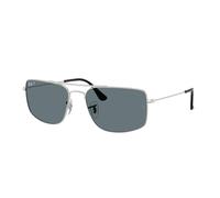 Ray - Ban Unisex Ray - Ban RB3779 EXPLORER 3 003/3R Gafas de sol Metal Plata Azul Cuadrada Polarizado