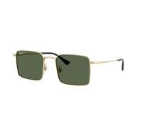 Ray - Ban Unisex Ray - Ban RB3782 92139A Gafas de sol Metal Oro Verde Cuadrada Polarizado