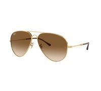 Ray - Ban Unisex Ray - Ban RB3825 OLD AVIATOR 001/51 Gafas de sol Metal Oro Marrón Piloto Normal Sombreado