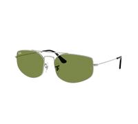 Ray - Ban Unisex Ray - Ban RB3845 EXPLORER 5 003/4E Gafas de sol Metal Plata Verde Geométrico Normal