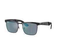 Ray - Ban Unisex Ray - Ban RB3875 WAYFARER DELUXE 002/8O Gafas de sol Metal Negro Cuadrada Normal