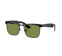 Ray - Ban Unisex Ray - Ban RB3875 WAYFARER DELUXE 006/4E Gafas de sol Metal Negro Verde Cuadrada Normal