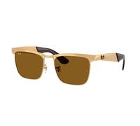 Ray - Ban Unisex Ray - Ban RB3875 WAYFARER DELUXE 927631 Gafas de sol Metal Oro Marrón Cuadrada Normal
