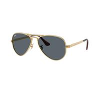 Ray - Ban Unisex Ray - Ban RB3925 AVIATOR MAX 001/R5 Gafas de sol Metal Oro Azul Piloto Normal