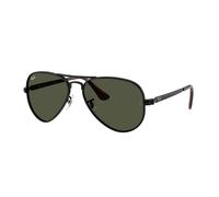 Ray - Ban Unisex Ray - Ban RB3925 AVIATOR MAX 002/31 Gafas de sol Metal Negro Verde Piloto Normal