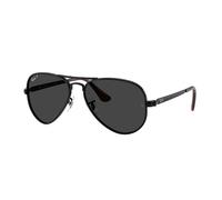 Ray - Ban Unisex Ray - Ban RB3925 AVIATOR MAX 002/48 Gafas de sol Metal Negro Gris Piloto Polarizado