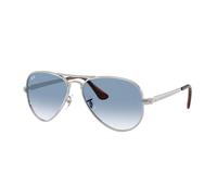 Ray - Ban Unisex Ray - Ban RB3925 AVIATOR MAX 003/3F Gafas de sol Metal Plata Azul Piloto Normal Sombreado