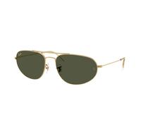 Ray - Ban Unisex Ray - Ban RB3945 919631 Gafas de sol Metal Oro Verde Geométrico Normal