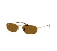 Ray - Ban Unisex Ray - Ban RB3947 001/33 Gafas de sol Metal Oro Marrón Geométrico Normal