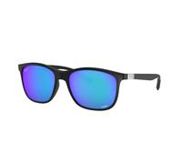 Ray - Ban Unisex Ray - Ban RB4330CH CHROMANCE 601SA1 Gafas de sol Inyectado Negro Azul Cuadrada Polarizado Espejo