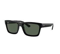 Ray - Ban Unisex Ray - Ban RB4396 WARREN 667771 Gafas de sol Acetato Negro Verde Cuadrada Normal