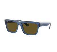 Ray - Ban Unisex Ray - Ban RB4396 WARREN 668073 Gafas de sol Acetato Azul Marrón Cuadrada Normal