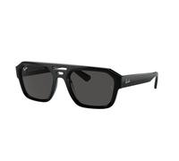 Ray - Ban Unisex Ray - Ban RB4397 CORRIGAN 667787 Gafas de sol Acetato Negro Gris Geométrico Normal