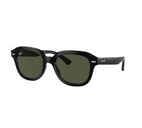 Ray - Ban Unisex Ray - Ban RB4398 ERIK 901/31 Gafas de sol Inyectado Negro Verde Cuadrada Normal