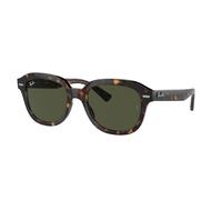 Ray - Ban Unisex Ray - Ban RB4398 ERIK 902/31 Gafas de sol Acetato Tortuga Verde Cuadrada Normal