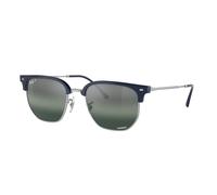 Ray - Ban Unisex Ray - Ban RB4416 NEW CLUBMASTER 6656G6 Gafas de sol Acetato Azul Plata Geométrico Polarizado