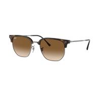 Ray - Ban Unisex Ray - Ban RB4416 NEW CLUBMASTER 710/51 Gafas de sol Acetato Tortuga Marrón Geométrico Normal Sombreado