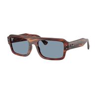 Ray - Ban Unisex Ray - Ban RB4454 FLACKO 139856 Gafas de sol Acetato Marrón Azul Cuadrada Normal