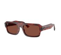 Ray - Ban Unisex Ray - Ban RB4454 FLACKO 1452C5 Gafas de sol Acetato Rojo Rojo Cuadrada Normal