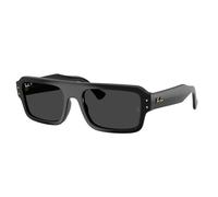 Ray - Ban Unisex Ray - Ban RB4454 FLACKO 667748 Gafas de sol Acetato Negro Gris Cuadrada Polarizado