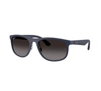 Ray - Ban Unisex Ray - Ban RB4468 6331T3 Gafas de sol Ojeada Azul Gris Cuadrada Polarizado