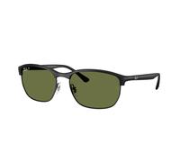 Ray - Ban Unisex Ray - Ban RB4469 601S/2 Gafas de sol Ojeada Negro Verde Cuadrada Polarizado